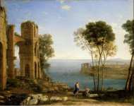 Gellee Claude Le Lorrain Coast View with Apollo and the Cumaean Sibyl  - Hermitage